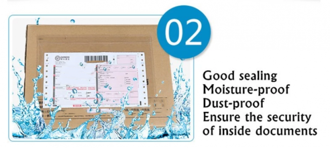 La lista de embalaje incluida del documento envuelve el material biodegradable superficial liso