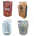Las bolsas que se puede volver a sellar reutilizables de la comida, prueba del oxígeno se levantan las bolsas de plástico