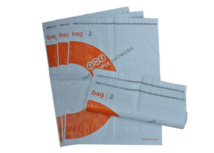 Oil Resistant Self Sealing Poly Mailers ISO9001 Certification White Color