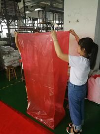 China Impresión en offset resistente biodegradable del color rojo de los bolsos de plástico transparente fábrica